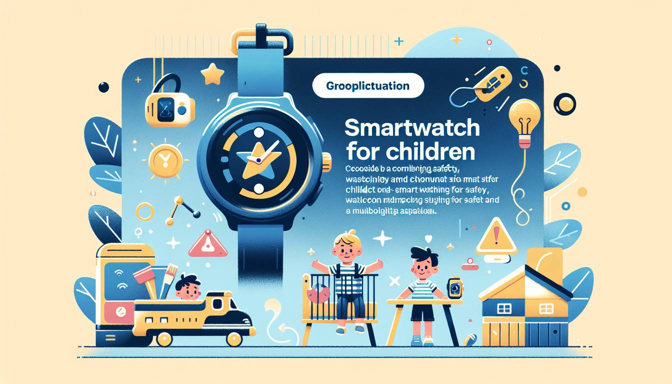 子ども向けスマートウォッチの選び方：安全性と機能性の両立
